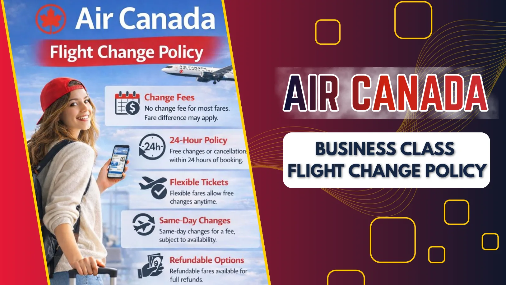 Air Canada Business Class Flight Change Policy Related 