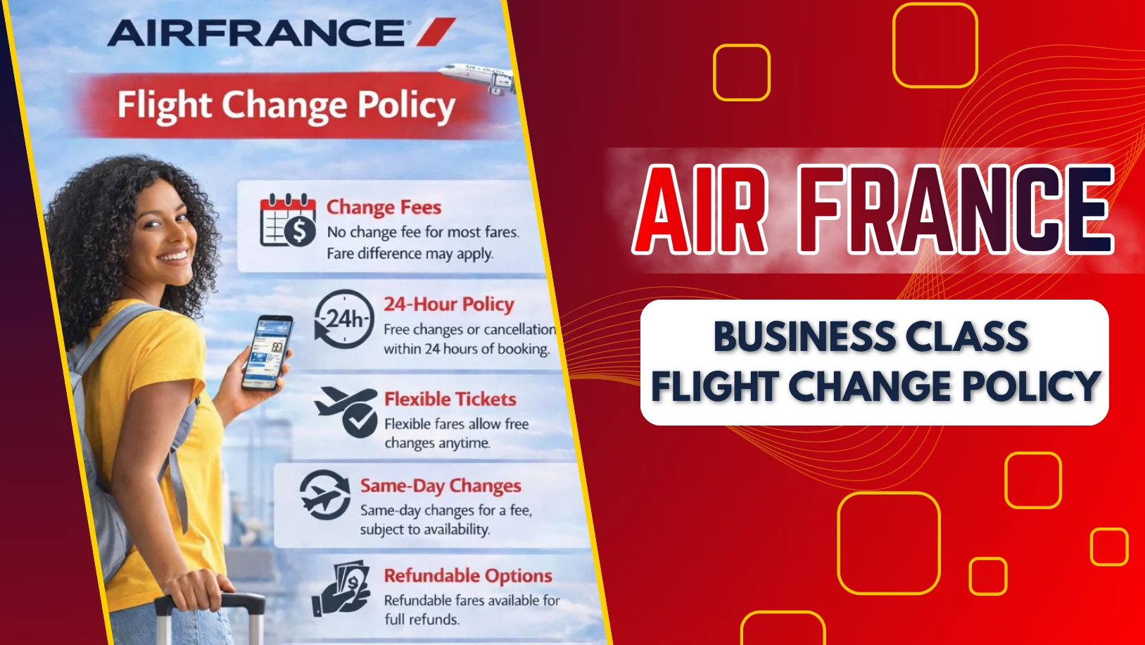 Air France Business Class Flight Change Policy Related 
