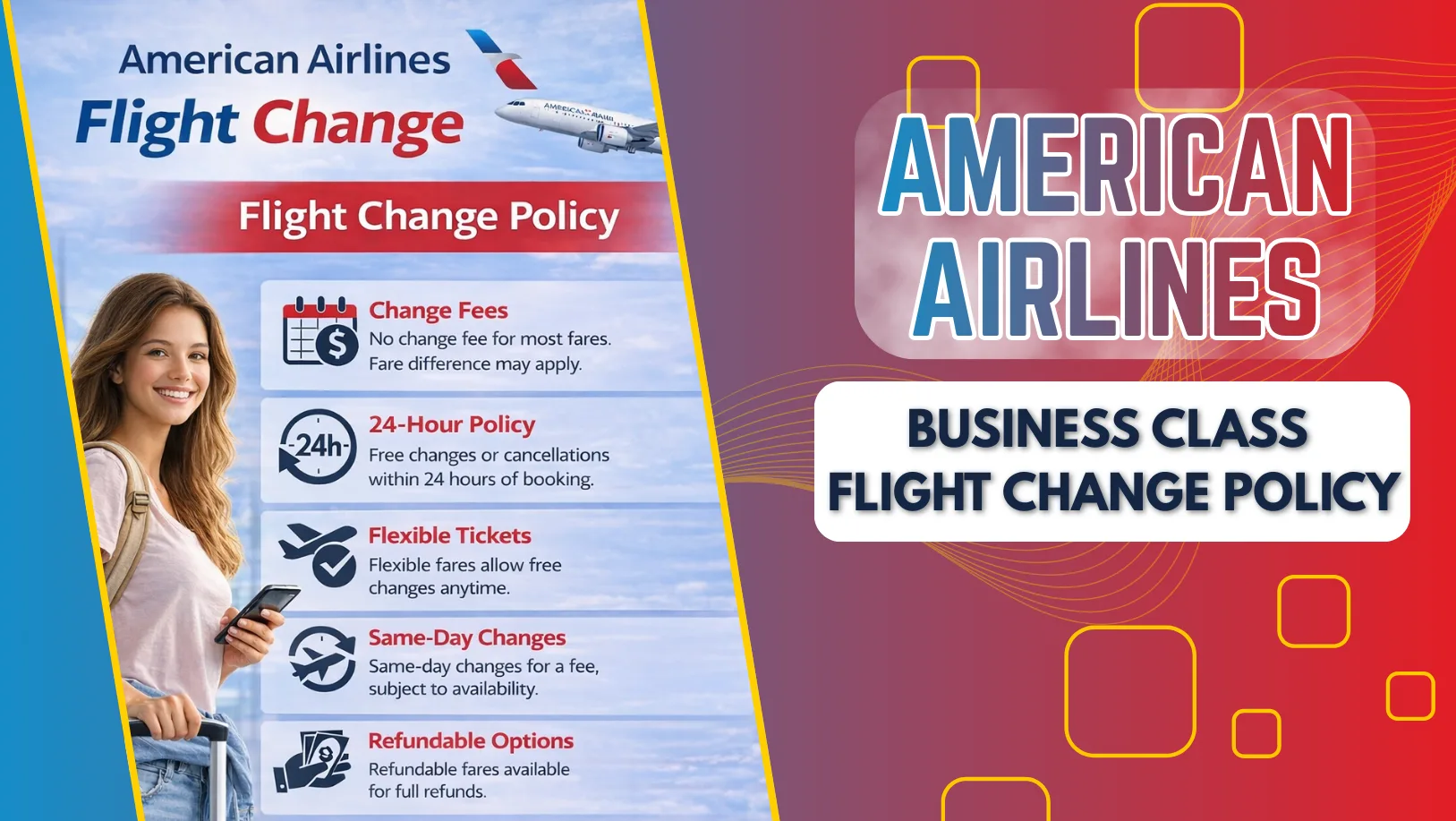American Airlines Business Class Flight Change Policy Related 