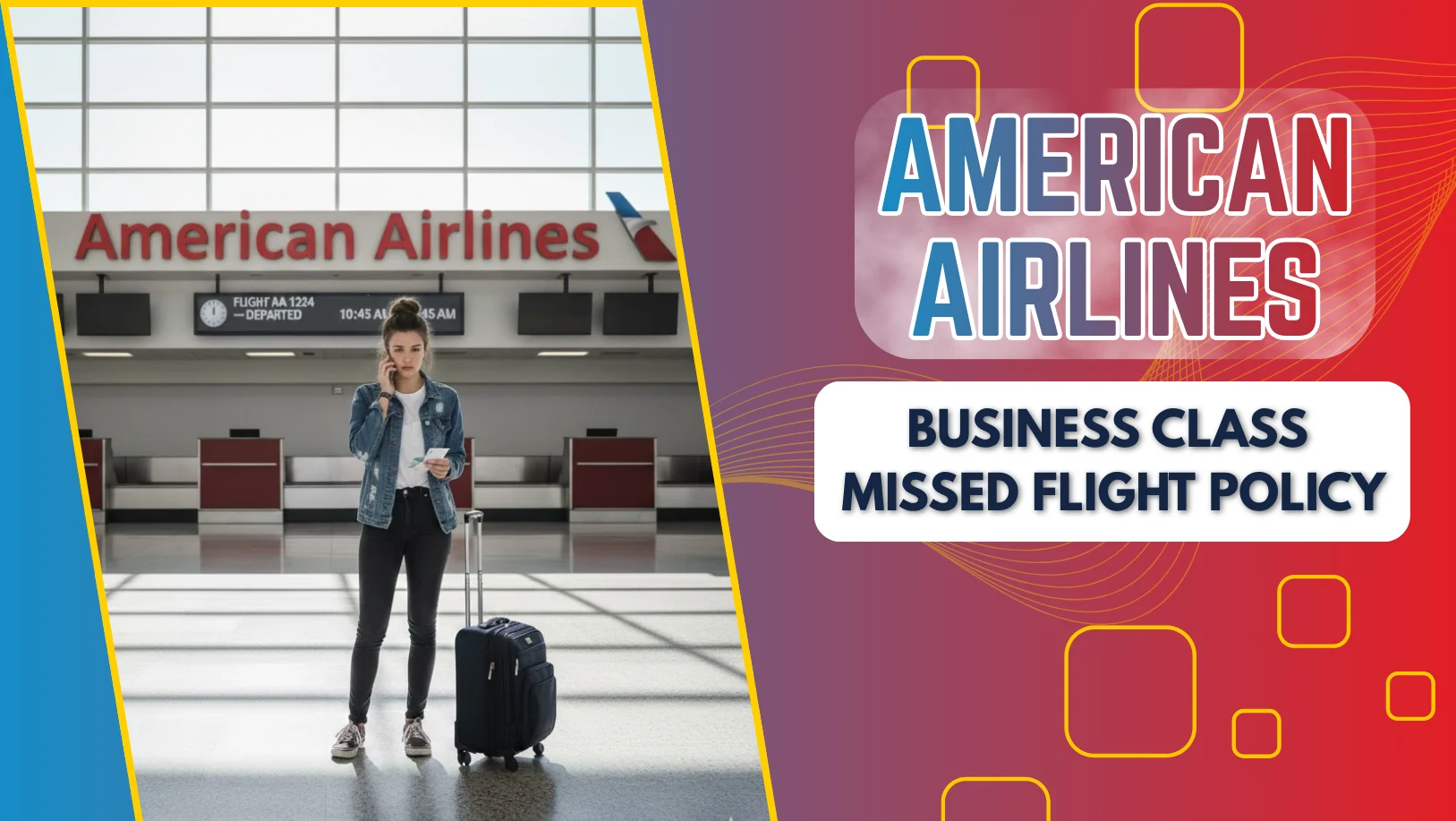 American Airlines Business Class Missed Flight Policy Thumbnail 
