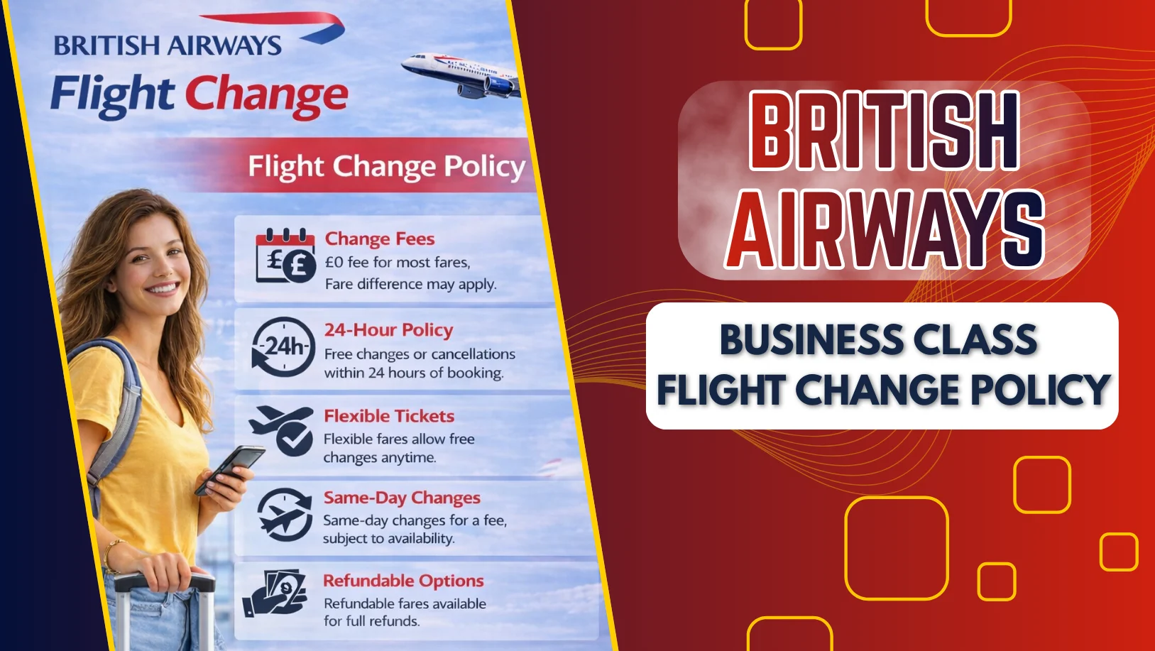 British Airways Business Class Flight Change Policy Related 