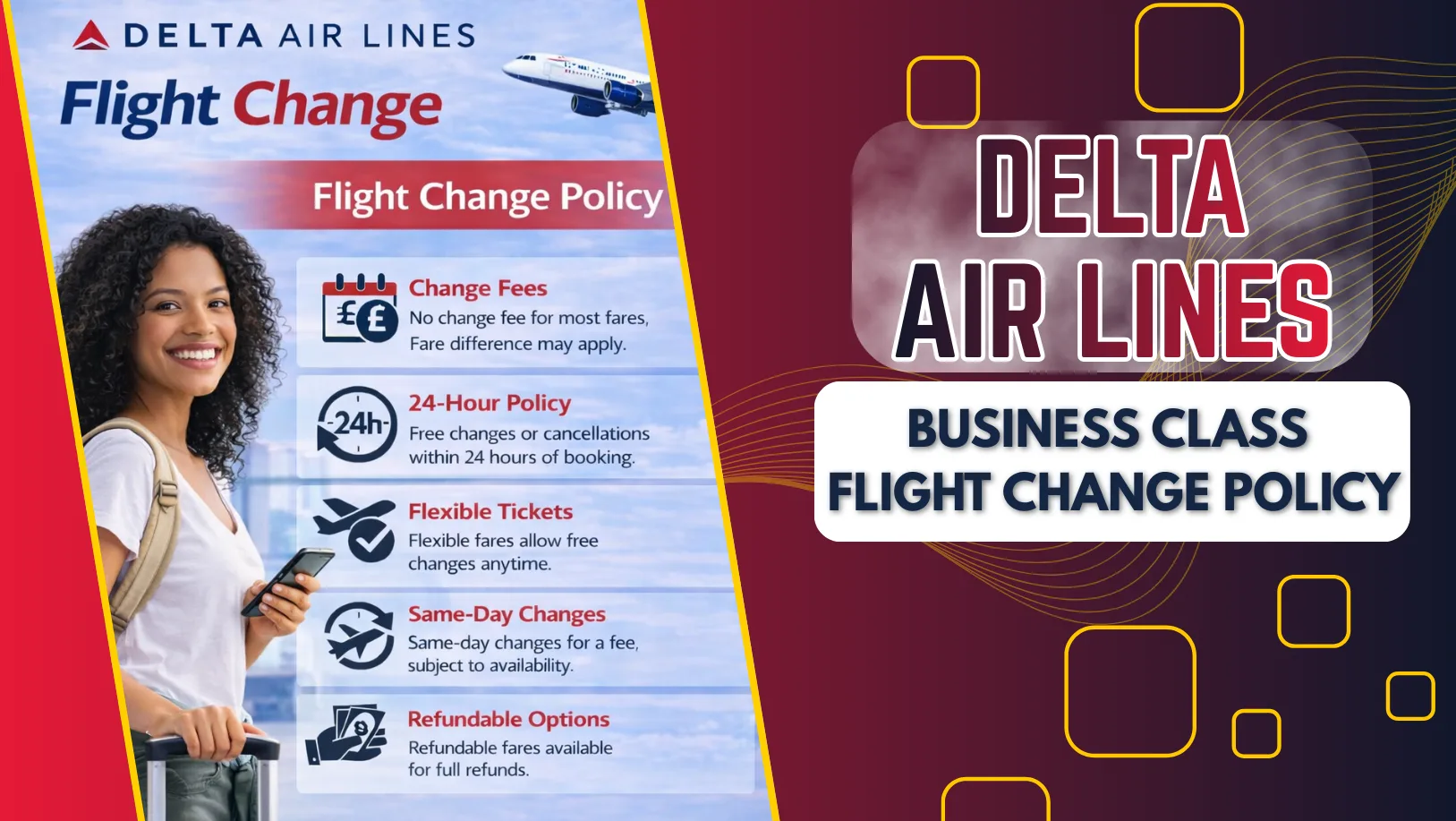 Delta Air Lines Business Class Flight Change Policy Related 