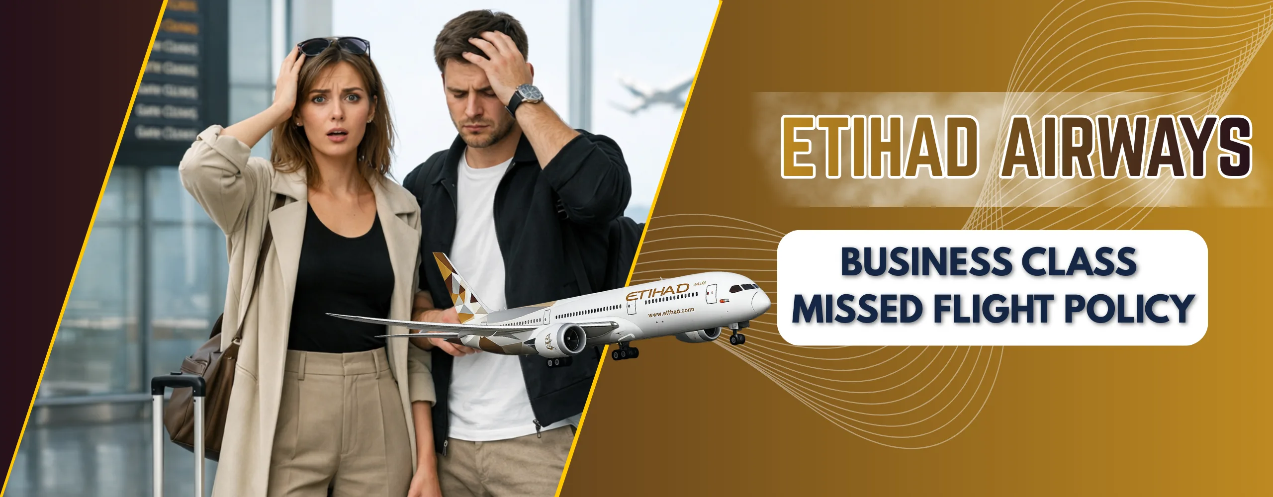 Etihad Airways Business Studio (Business Class) Missed Flight Policy