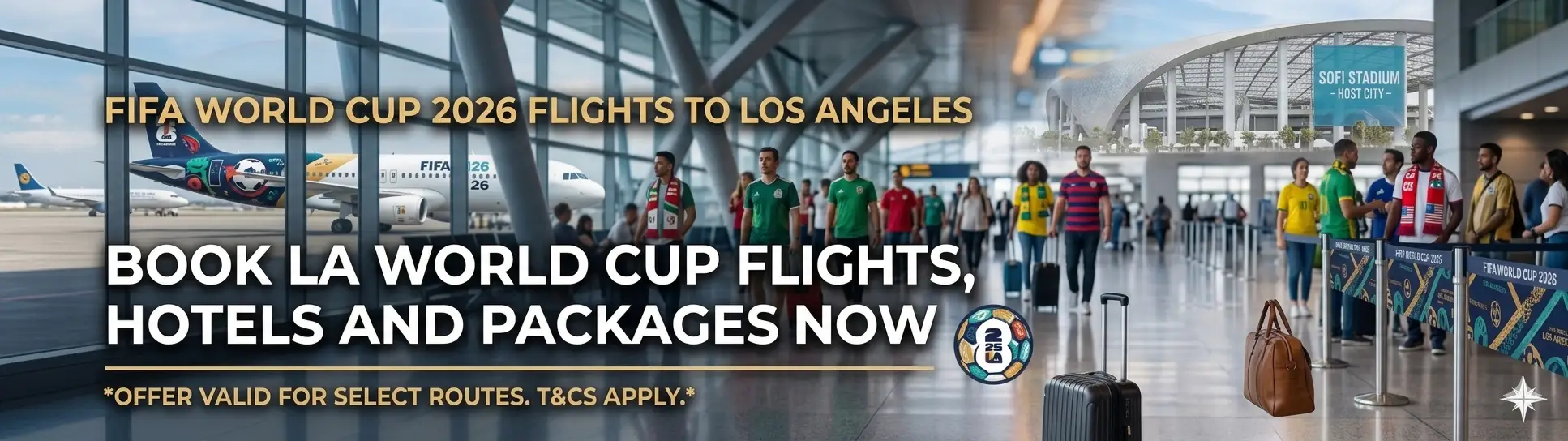 FIFA World Cup 2026 Flights to Los Angeles – Book LA World Cup Flights, Hotels and Packages Now