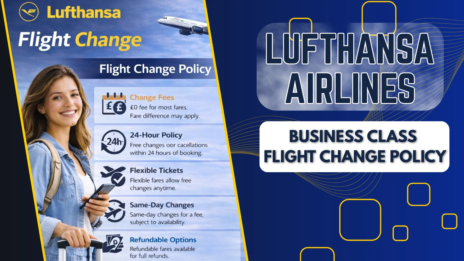 Lufthansa Arline Business Class Flight Change Policy Related 