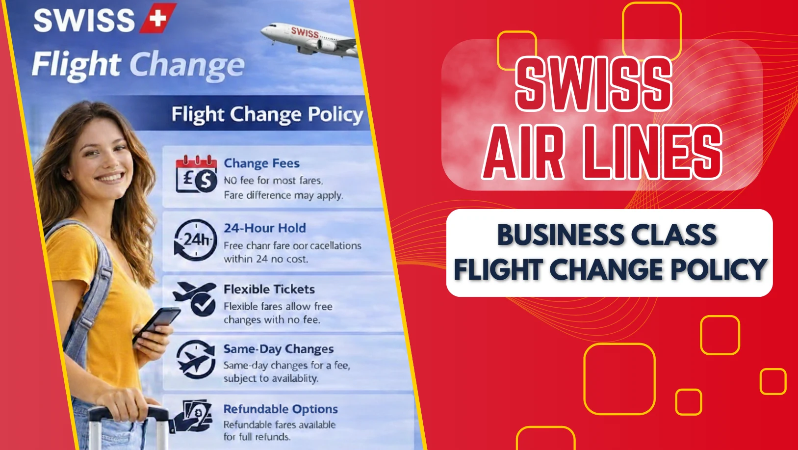 Swiss Air Lines Business Class Flight Change Policy 