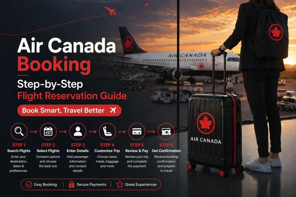 Air Canada Booking Step-by-Step Flight Reservations Guide