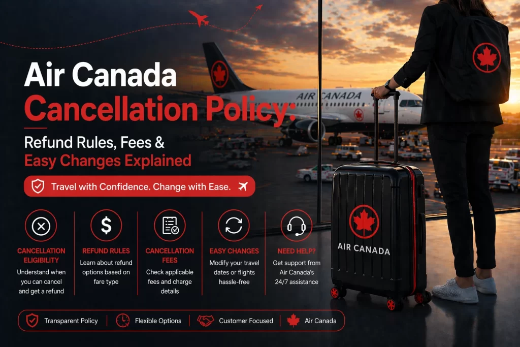 Air Canada Cancellation Policy Refund Rules Fees Easy Changes Explained