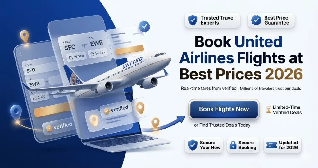 Book United Airlines Flights at Best Prices 2026