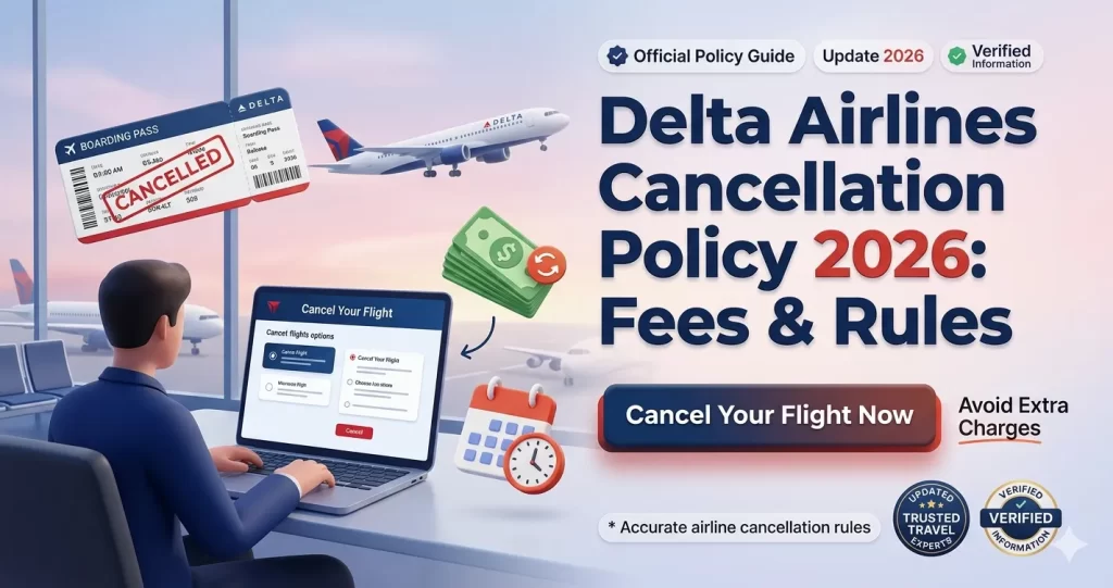 Delta Airlines Cancellation Policy 2026 Fees and Rules