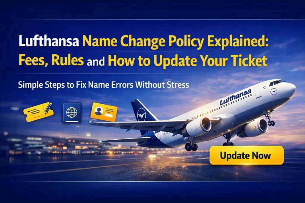 Lufthansa Name Change Policy Explained: Fees, Rules and How to Update Your Ticket