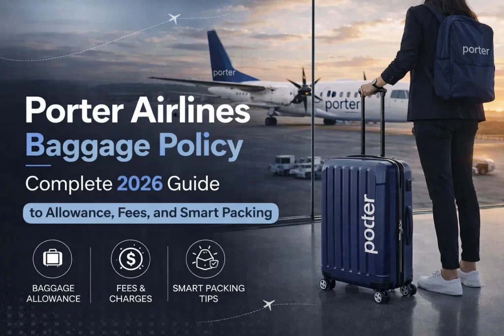 Porter Airlines Baggage Policy Complete 2026 Guide to Allowance, Fees, and Smart Packing