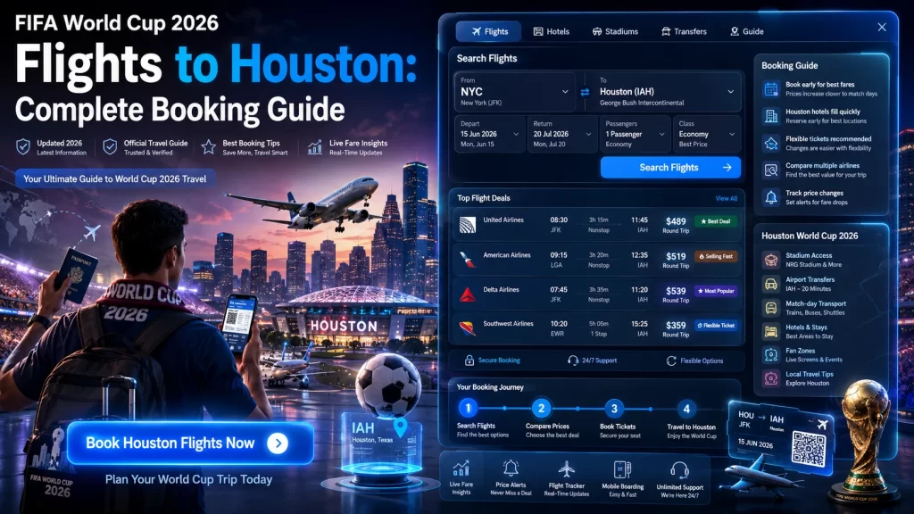 FIFA World Cup 2026 Flights to Houston
