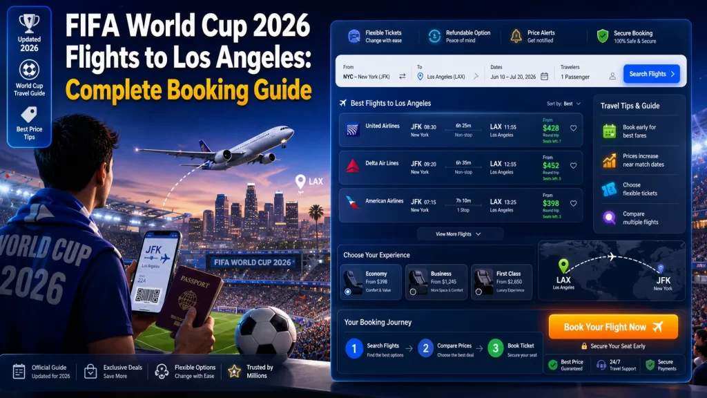 FIFA World Cup 2026 Flights to Los Angeles: Complete Booking Guide