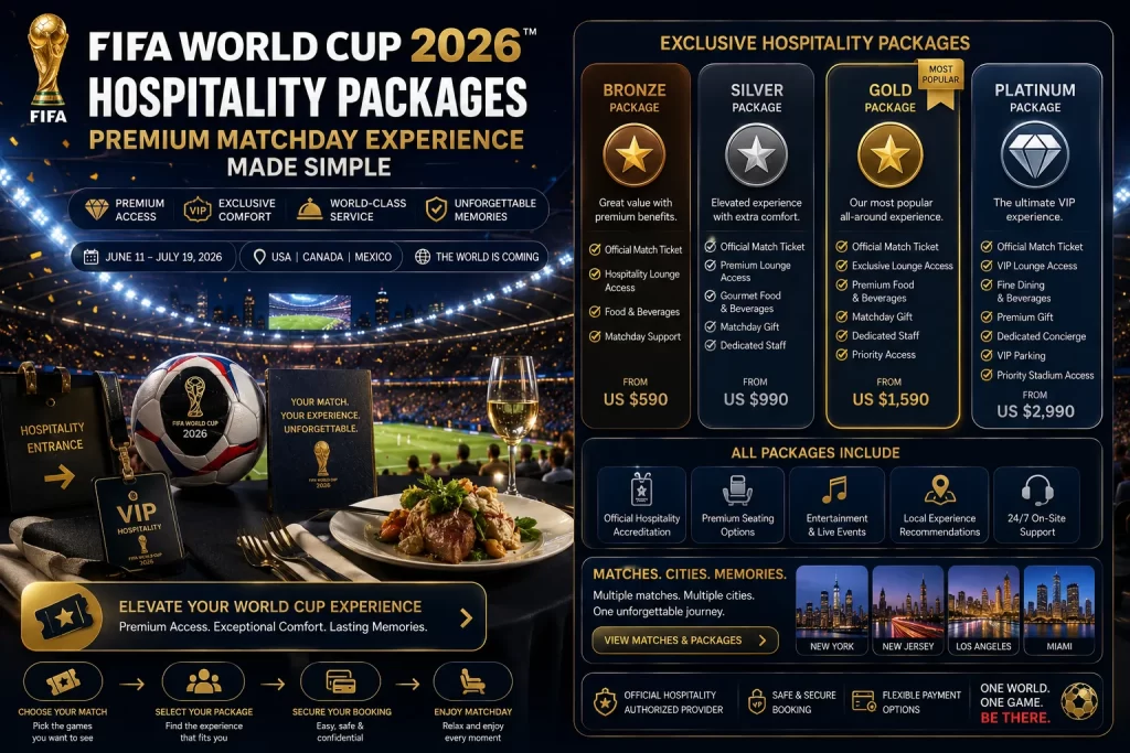 FIFA World Cup 2026 Hospitality Packages Premium Matchday Experience Made Simple