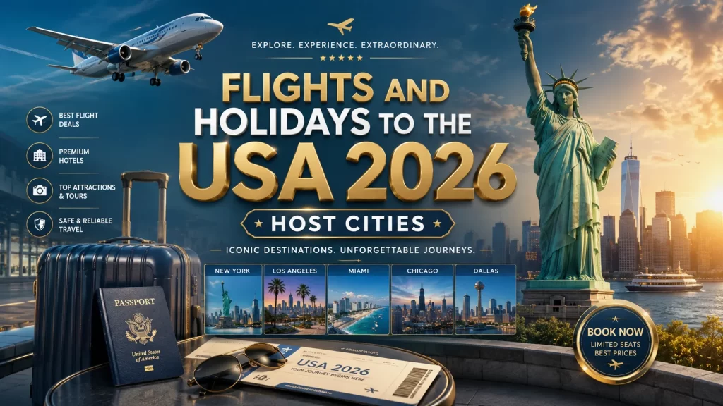 Flights and Holidays to the USA 2026 Host Cities