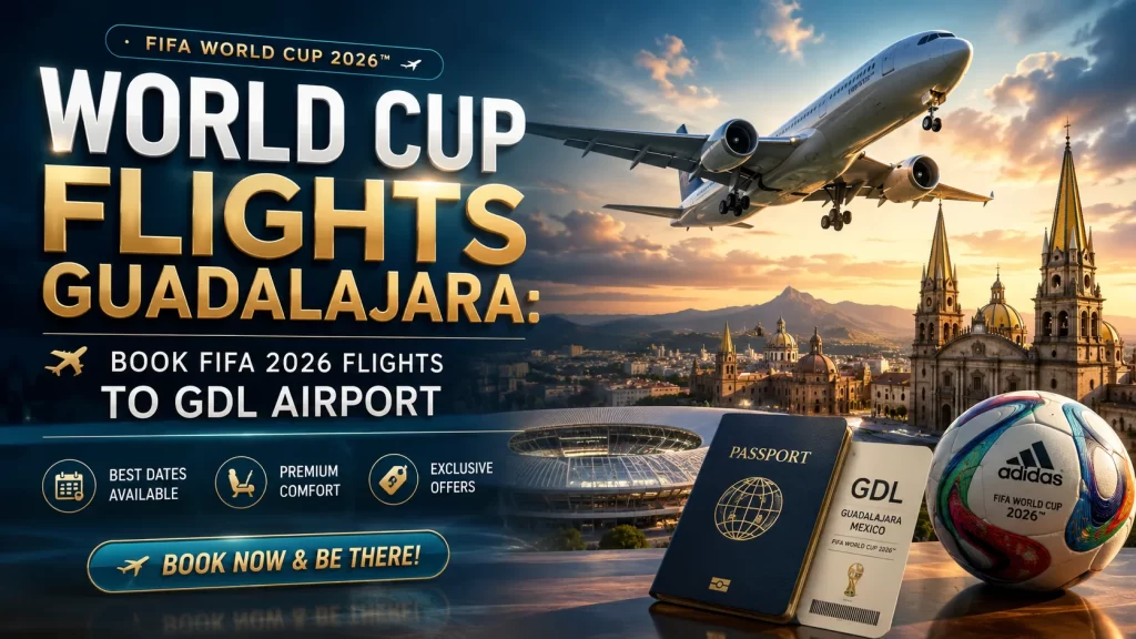 World Cup Flights Guadalajara: Book FIFA 2026 Flights to GDL Airport