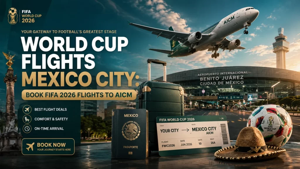 World Cup Flights Mexico City: Book FIFA 2026 Flights to AICM