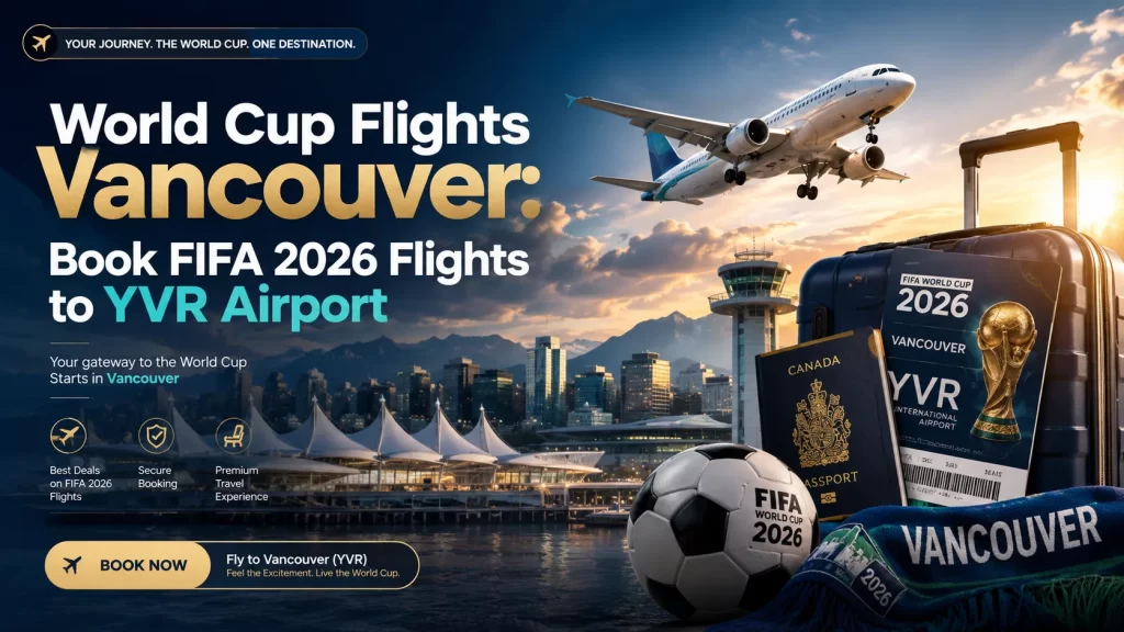 World Cup Flights Vancouver: Book FIFA 2026 Flights to YVR Airport